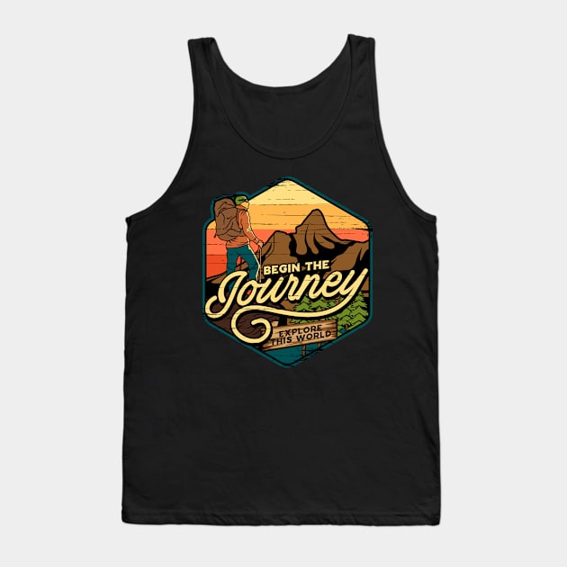 Begin the Journey Tank Top by D3monic